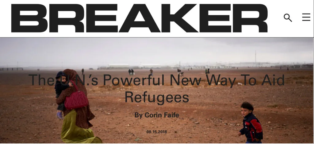 The U.N.’s Powerful New Way to Aid Refugees