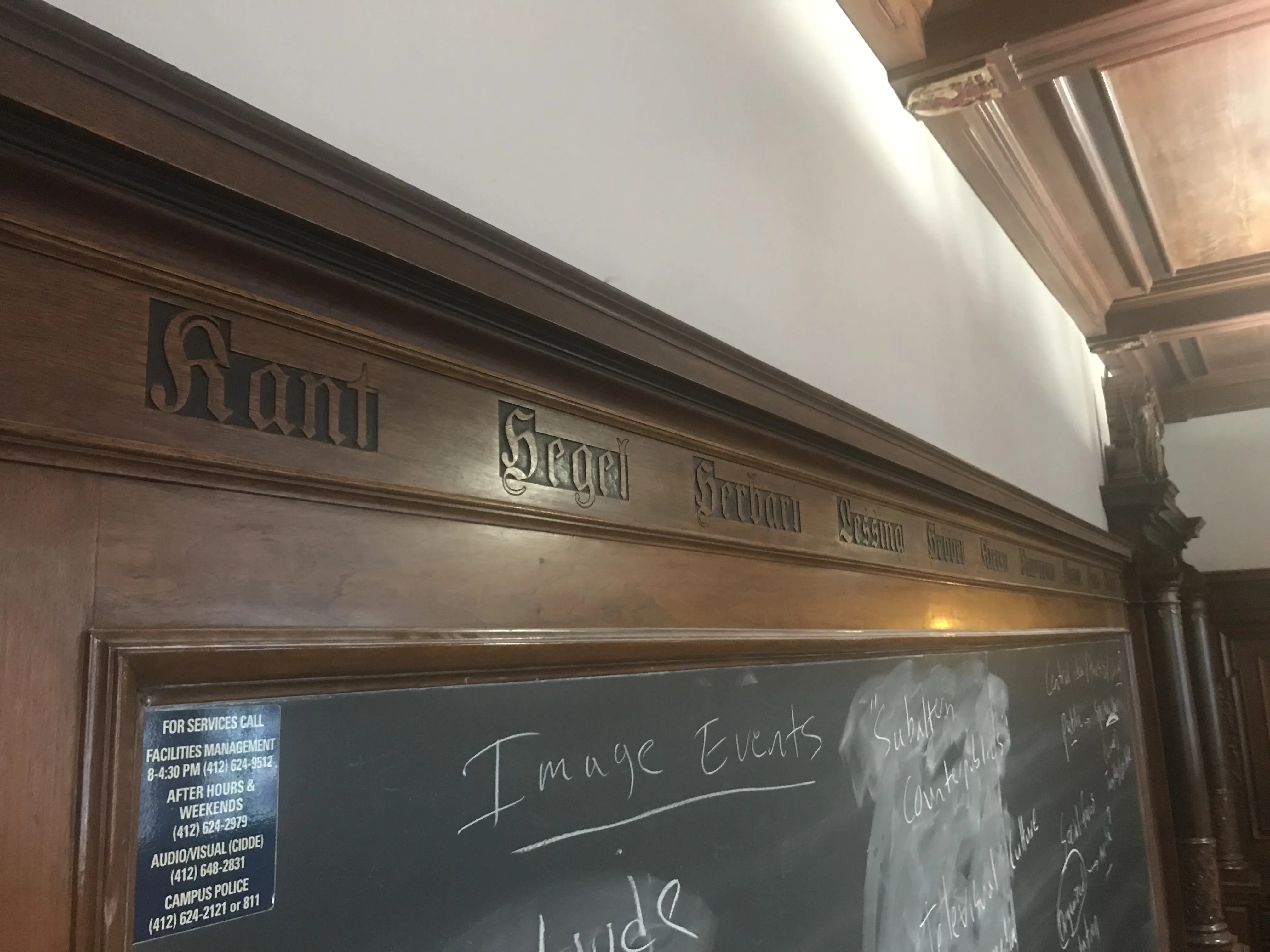 German Classroom at Pittsburgh University