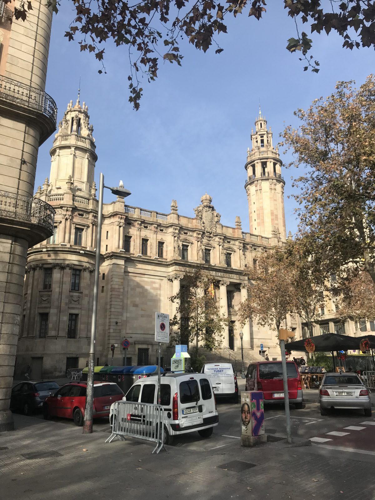 Post and Telegraph Office, Barcelona (Neo-renaissance palace which looks like a cathedral)
